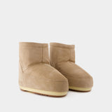 Bottes Icon Low Nolace - Moon Boot - Daim - Beige