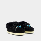 Bottines Evx Beads - Moon Boot - Cuir - Noir