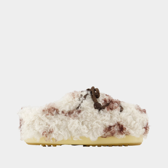 Sandales Evx Mule Curly - Moon Boot - Synthétique - Blanc