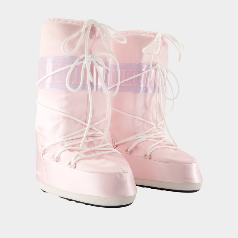 Bottes Icon Pearly - Moon Boot - Synthétique - Rose