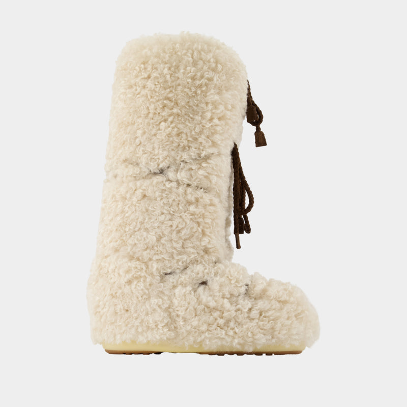 Bottes Icon Curly Extra - Moon Boot - Synthétique - Blanc