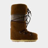 Bottes Icon Fleece - Moon Boot - Synthétique - Marron