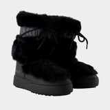 Bottes Ltrack - Moon Boot - Fausse Fourrure - Noir
