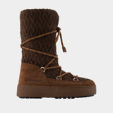 Bottes Mb X Gir Ltrack - Moon Boot - Cuir - Marron