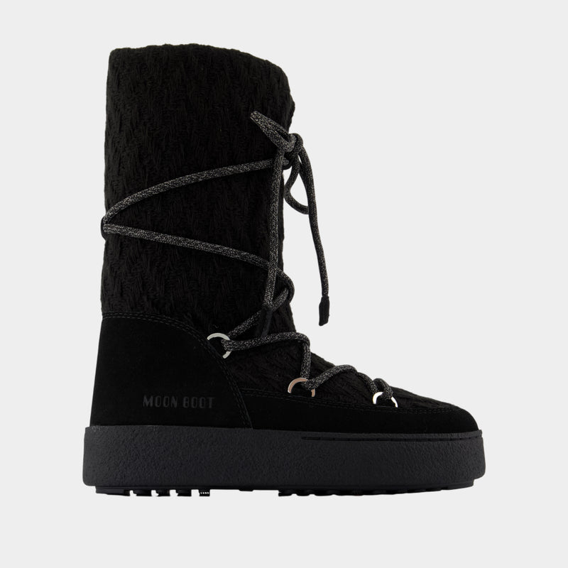 Bottes Mb X Gir Ltrack - Moon Boot - Cuir - Noir