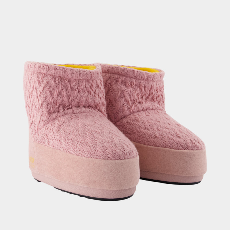 Bottines Mb X Gir Icon Low - Moon Boot - Acrylic - Rose