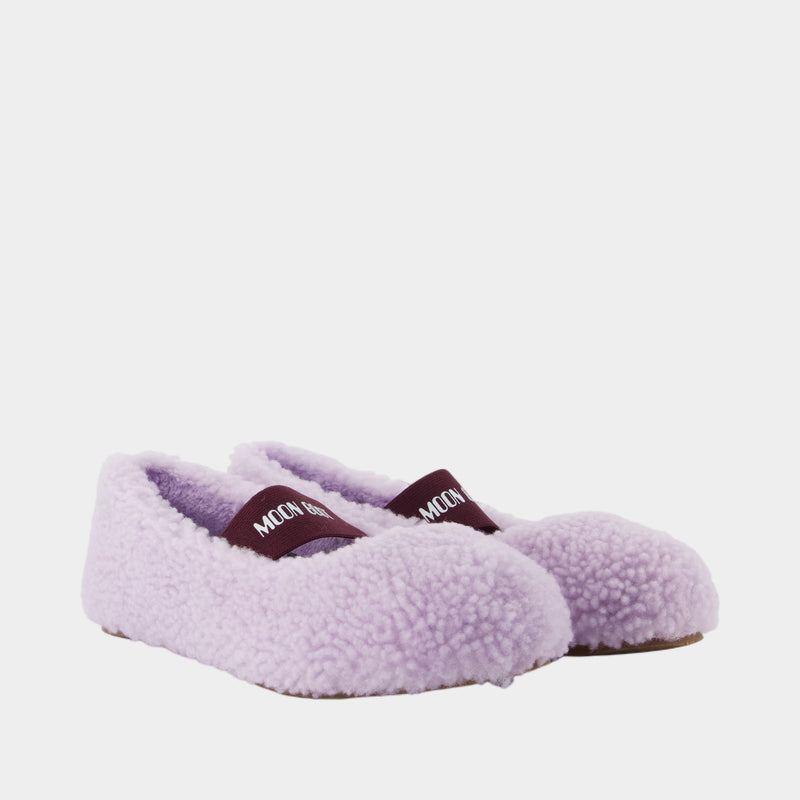 Ballerines - Moon Boot - Cuir - Violet