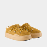 Slides Park - Moon Boot - Cuir - Marron