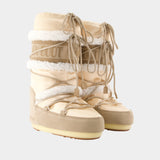 Bottes Icon Pearly Plus - Moon Boot - Cuir - Beige