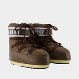 Bottes Icon Low - Moon Boot - Synthétique - Marron