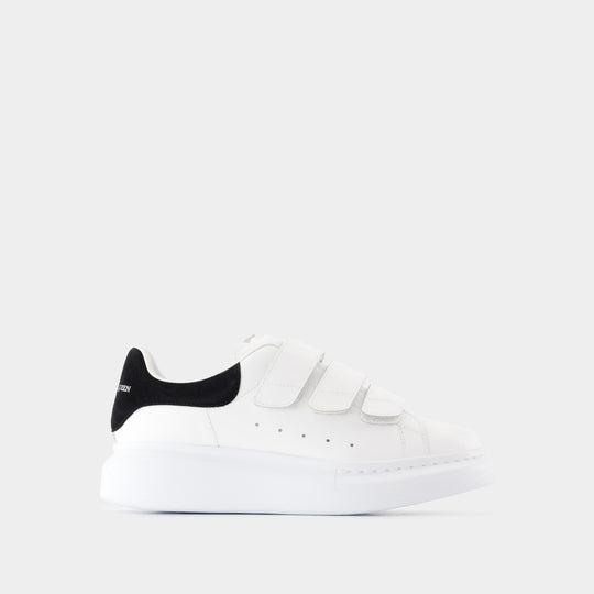 Sneakers Oversize - Alexander Mcqueen - Cuir - Blanc/Noir