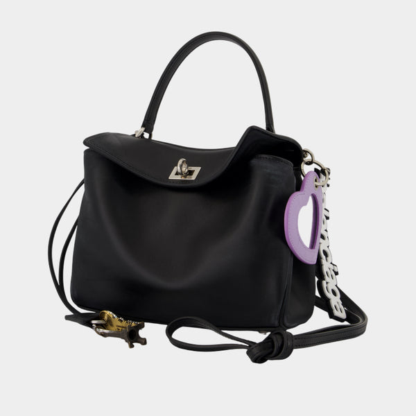 Sac À Main Rodeo Top Handle Mini - Balenciaga - Cuir - Noir