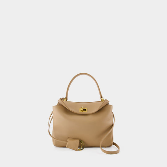 Sac À Main Rodeo Mini - Balenciaga - Cuir - Beige