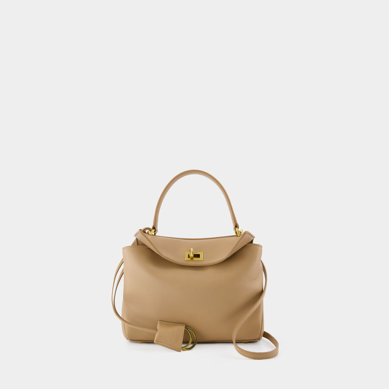 Sac À Main Rodeo Mini - Balenciaga - Cuir - Beige