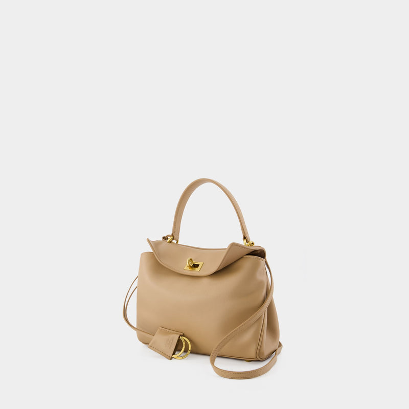 Sac À Main Rodeo Mini - Balenciaga - Cuir - Beige