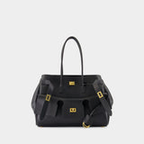 Sac Porté Épaule Bel Air Carry All M - Balenciaga - Cuir - Noir