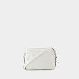 Sac Porté Épaule Monaco Camera Xs - Balenciaga - Cuir - Blanc