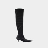 Bottes Avenue L50 - Balenciaga - Cuir - Noir