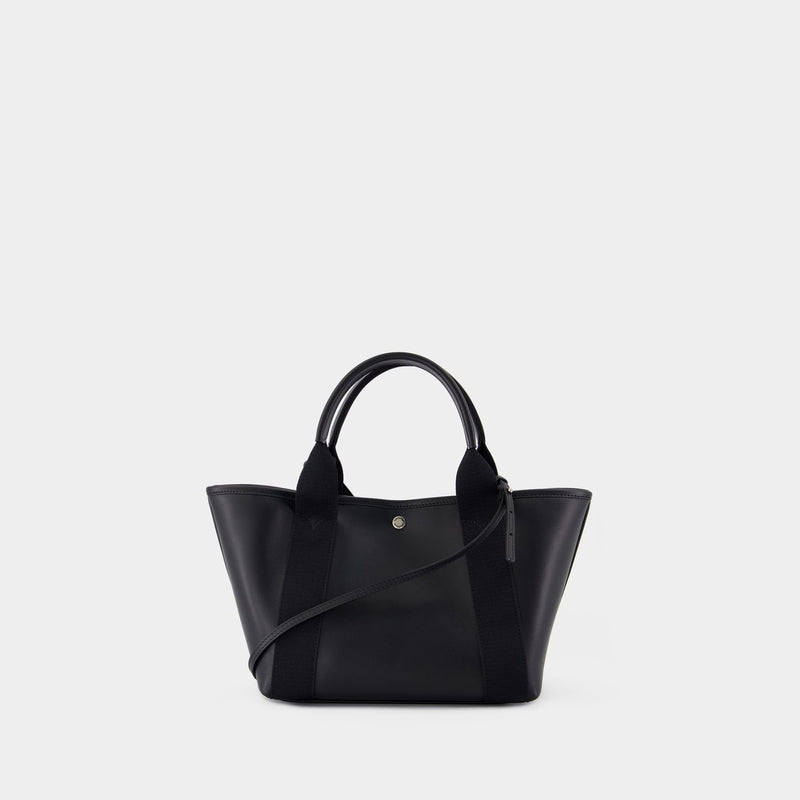 Cabas Navy Revamp Small - Balenciaga - Cuir - Noir