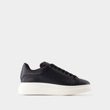 Sneakers Oversize - Alexander McQueen - Cuir - Noir