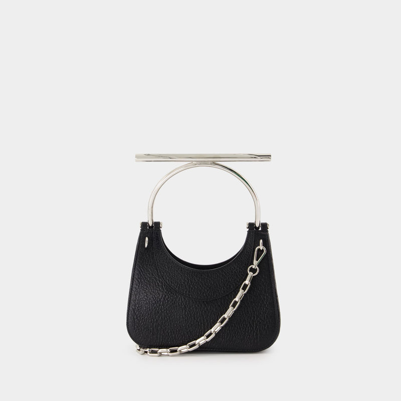 Sac À Main Mini Cross Bar - Alexander McQueen - Cuir - Noir