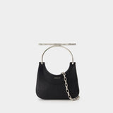 Sac À Main Mini Cross Bar - Alexander McQueen - Cuir - Noir