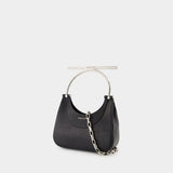 Sac À Main Mini Cross Bar - Alexander McQueen - Cuir - Noir