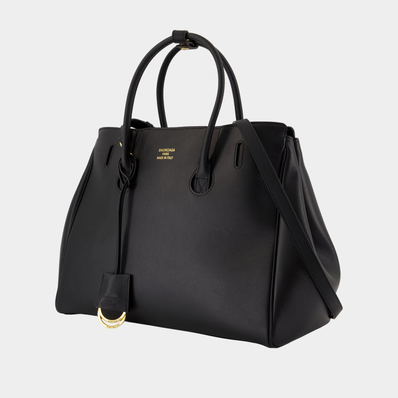 Sac À Main Hampton Carry All Small - Balenciaga - Cuir - Noir
