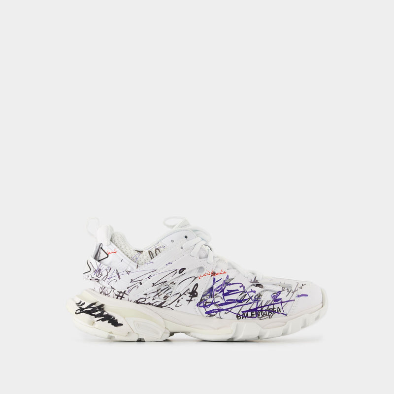 Sneakers Track - Balenciaga - Nylon - Blanc