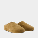 Mules Alaska - Balenciaga - Cuir - Marron