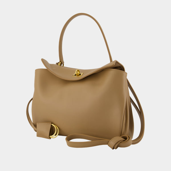 Sac À Main Rodeo Top Handle Small - Balenciaga - Cuir - Marron