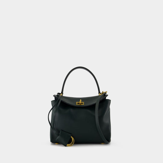 Sac À Main Rodeo Top Handle Mini - Balenciaga - Cuir - Vert