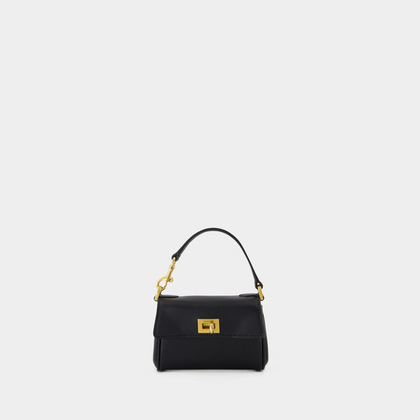 Sac À Main Rodeo Micro - Balenciaga - Cuir - Noir