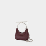 Sac À Main Mini Cross Bar - Alexander McQueen - Cuir - Rouge