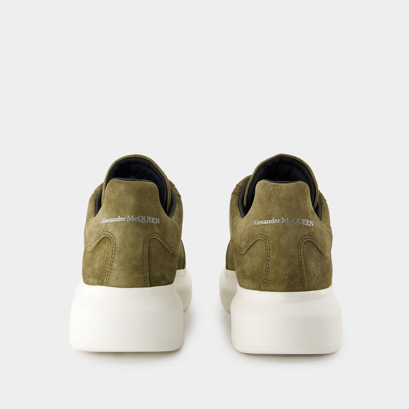 Sneakers Oversize - Alexander McQueen - Cuir - Kaki