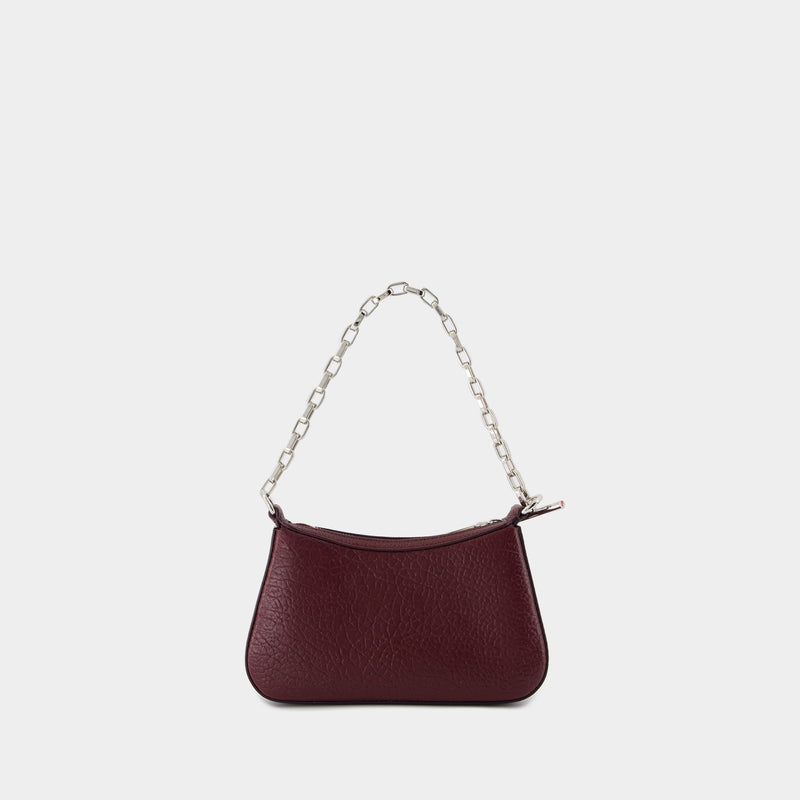 Sac À Main Mini Cross Bar - Alexander McQueen - Cuir - Rouge