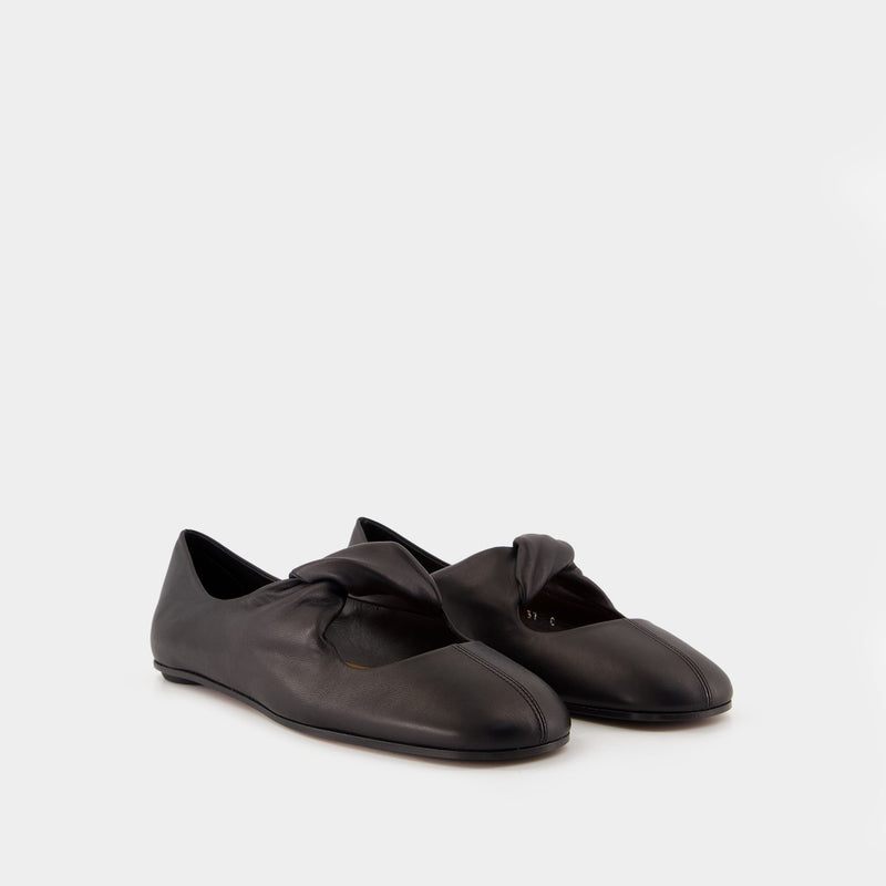 Ballerines - Alexander McQueen - Cuir - Noir