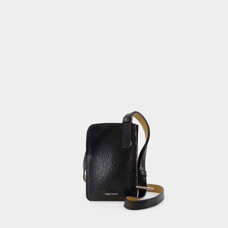 Sac À Bandoulière Sling - Alexander McQueen - Cuir - Noir