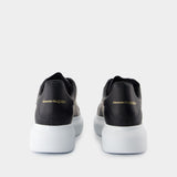 Sneakers Oversize - Alexander McQueen - Cuir - Noir