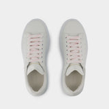 Sneakers Oversize - Alexander McQueen - Cuir - Blanc