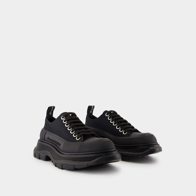 Sneakers Tread  Slick - Alexander McQueen - Toile - Noir