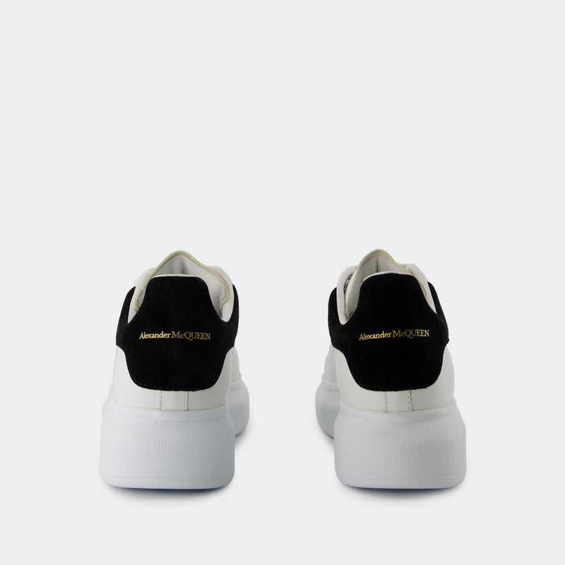 Sneakers Oversize - Alexander McQueen - Cuir - Blanc