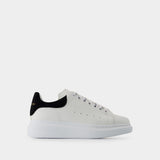 Sneakers Oversize - Alexander McQueen - Cuir - Blanc