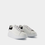 Sneakers Oversize - Alexander McQueen - Cuir - Blanc