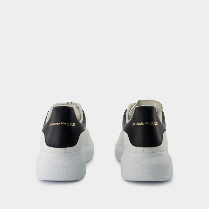 Sneakers Oversize - Alexander McQueen - Cuir - Blanc