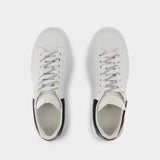 Sneakers Oversize - Alexander McQueen - Cuir - Blanc