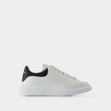 Sneakers Oversize - Alexander McQueen - Cuir - Blanc