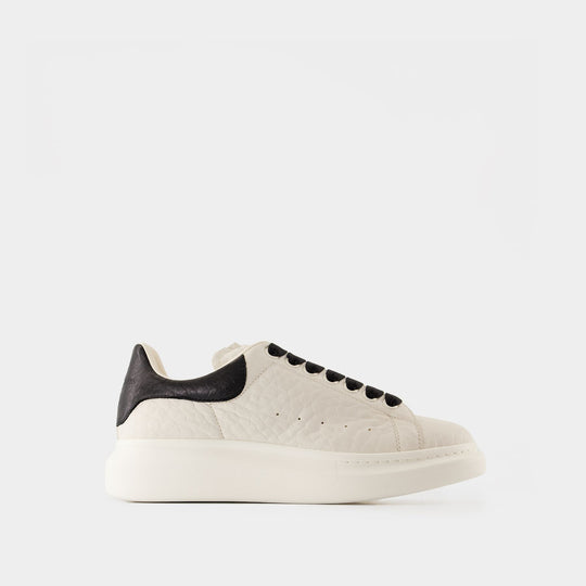 Sneakers Oversized - Alexander McQueen - Cuir - Blanc