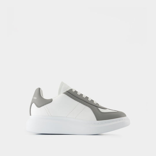 Sneakers Oversized - Alexander McQueen - Cuir - Blanc