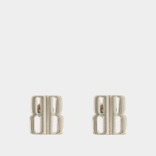 Boucles D'oreilles Nano Stud Xs - Balenciaga - Métal - Argenté